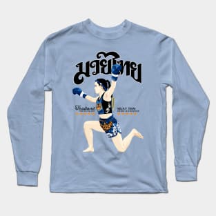 Thai Boxing Girl Long Sleeve T-Shirt